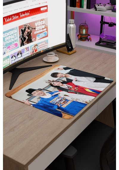 Mr Plankton K Drama Kdrama V3 48x40 Xl Gaming Kauçuk Kaymaz Taban Mouse Pad Fare Altlığı