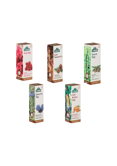 Arifoğlu Hint + Susam + Badem + Çörek Otu + Çam Terebentin Yağı 5 x 50 ML