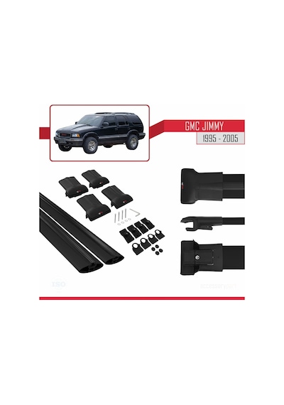 Gmc Jimmy 1995-2005 Arası İle Uyumlu Fly Model Ara Atkı Tavan Bar