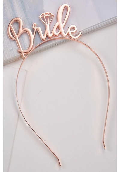 1 Adet Gold Rose Bride To Be Taç, Bekarlığa Veda Nedime Taçı