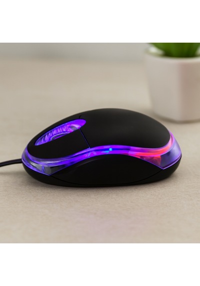Kablolu Optik Mouse 1200 Dpı Siyah Usb, 110 Cm Diğer