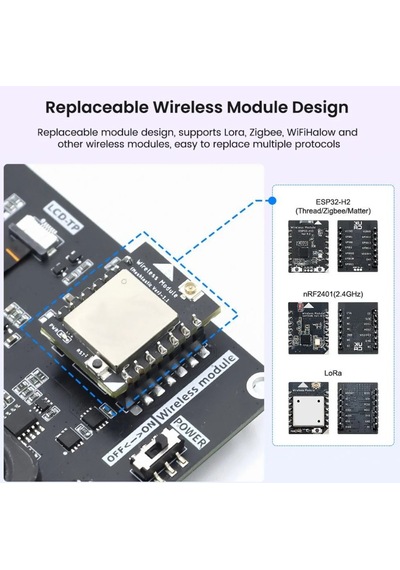 Elecrow Crowpanel Advanced 7 İnç Esp32-p4 Wifi 6 Hmı Dokunmatik Ips Ekran 1024x600