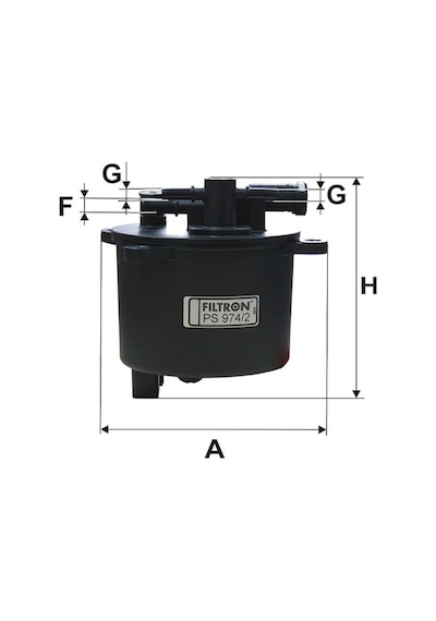 Filtron Ps974/2 Yakıt Filtresi Komple