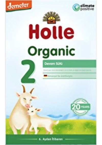 Holle 2 Organik Keçi Sütlü Devam Sütü 400 G 3 Adet