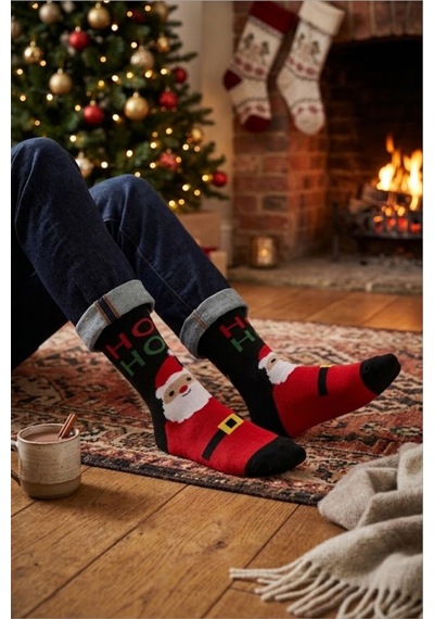 Socketta Christmas Koleksiyonu 4 Lü Kendinden Örgü Desenli Yılbaşı Çorapları Yeşil-lacivert-bej-siyah Desenli Socketta Christmas Koleksiyonu 4 Lü Kendinden Örgü Desenli Yılbaşı Çorapları Yeşil-lacivert-bej-siyah Desenli