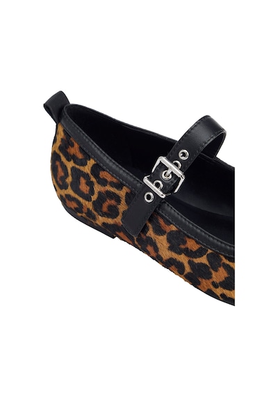 Tommy Hilfiger Tjw Maryjane Leopard Ballerına Kadın Kahverengi Ayakkabı - En0en02885 Kahverengi Tommy Hilfiger Tjw Maryjane Leopard Ballerına Kadın Kahverengi Ayakkabı - En0en02885 Kahverengi