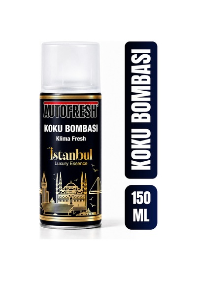 İstanbul Koku Bombası Klima Fresh Araç İçi Sprey 150 Ml Kalıcı Premium Koku Giderici