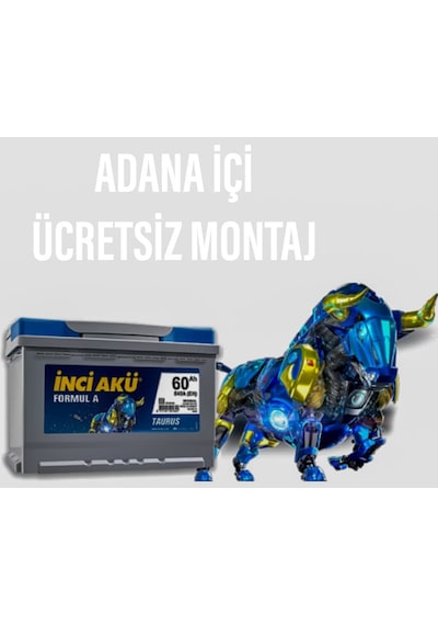 60 Amper 12 V Inci Akü Sadece Adana Satışı Vardır / 488743023