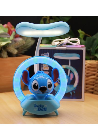 Mavi Stitch Gece Lambası Şarjlı