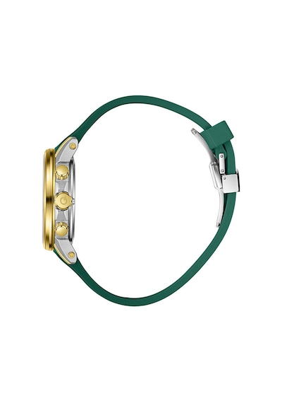 Quantum Pwg1220.075 Quartz Silikon Yeşil Safir 10 Atm 43 Mm Erkek Kol Saati Gri