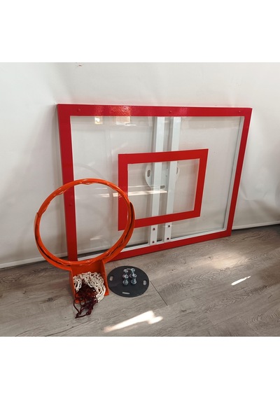 Mia Basketbol Panya Seti 90 120 8 Mm Solid Polikarbon 45 Cm Sabit Çember