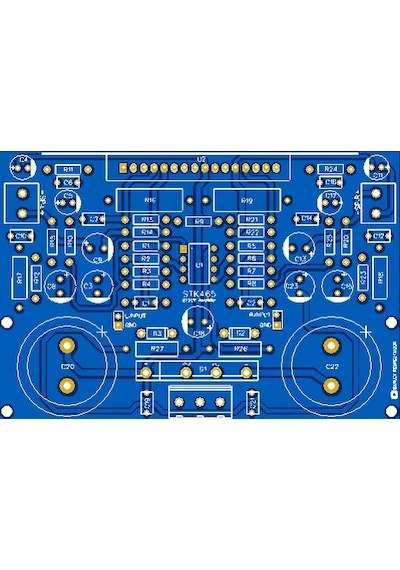 Stereo Stk465 Amplifikatör Preamplifier Amfi Devresi