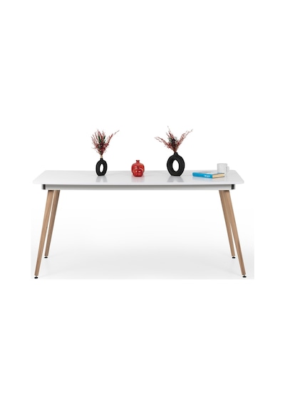 Bistro 120x77 Cm / Dikdörtgen Mutfak Masası / Mutfak Yemek Masası / Dikdörtgen Masa / Beyaz