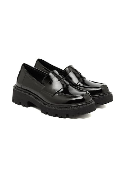 Nero Black Sneaker Günlük Kadın 25k11516xr Vergelio Skin Vernice Nero Bej