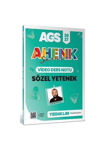 Yediiklim 2027 Meb-ags Sözel Yetenek Video Ders Notu Ahenk Serisi - Yusuf Bayraktar
