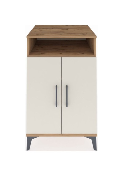 Kronos Komodin 3 Raflı 2 Kapaklı 60x59x96 Çam-aytaşı Çam