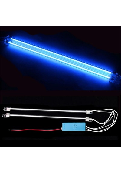 Mavi Neon Floresan Lamba Sesli Aktivasyonlu Soğuk Katotlu Neon Lamba