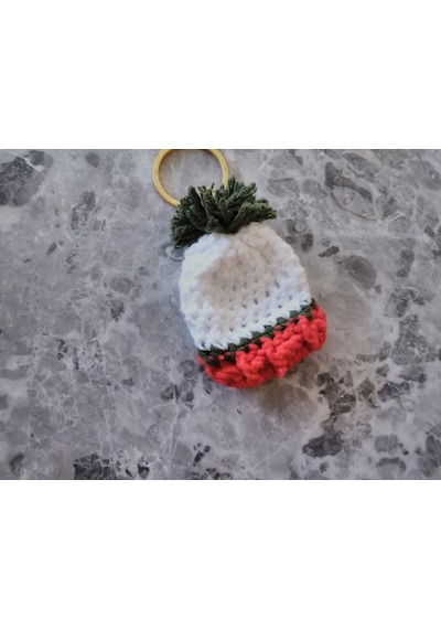 El Yapımı Noel Baba Şapkası Yılbaşı 3 Cm 5.5cm