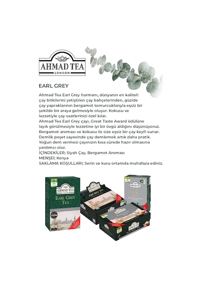 2 Adet Early Grey 400 G Dökme Çay Ve Oda Kokusu
