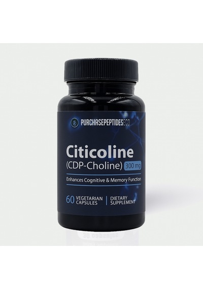 Purchasepeptideseco Citicoline Cdp Choline Cognitive Memory 300 Mg 60 Caps