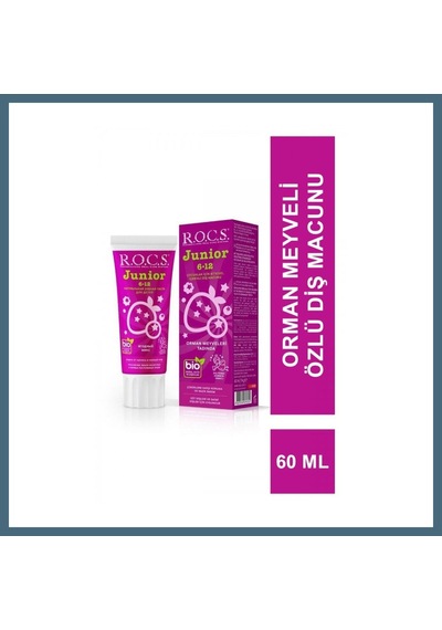 Bezos .junior Diş Macunu 6-12 Yaş 60 Ml Orman Meyveleri Renk: Orman Meyveleri Agc