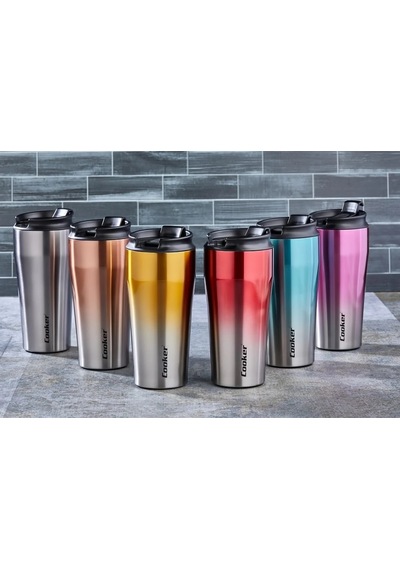 Ckr-2049 400ml.çelik Mug Termos Bardak Çift Renk 5468 Çok Renkli
