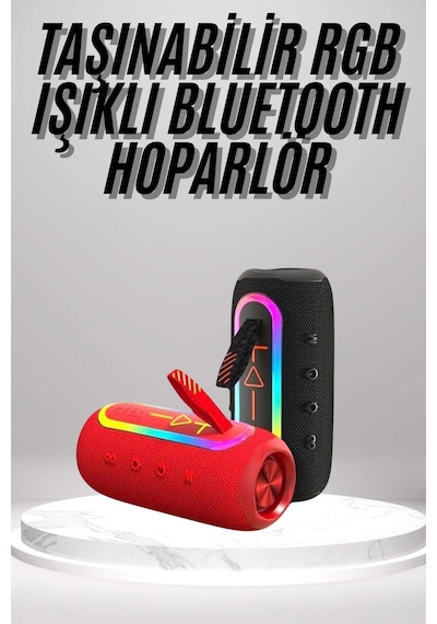 Bluetooth Hoparlör Uzun Pil Ömrü Taşınabilir Yüksek Ses Kaliteli -