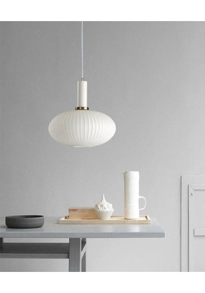 Rsylight Rustik Dekoratif Metal Modern Beyaz Opal Camlı Tekli Avize-rys9019080 Siyah