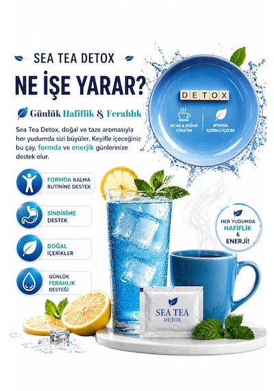 Sea Tea Bitkisel Çay Sıcak & Soğuk Form Çayı 60'lı