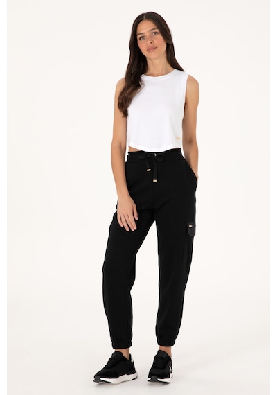 U.S. Polo Assn. Kadın Siyah Jogger Eşofman Altı 50306714-VR046