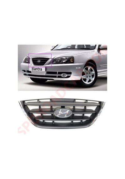 Hyundai Elantra 2004-2006 Ön Panjur Nikelaj Oem No: 863602d500