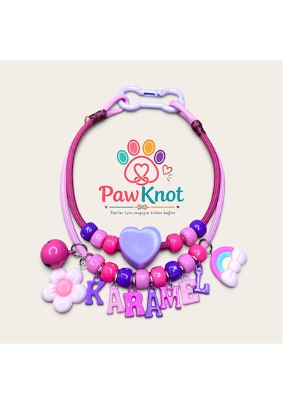 Pink Dream Evcil Hayvan Kedi/köpek Kolyesi Mor