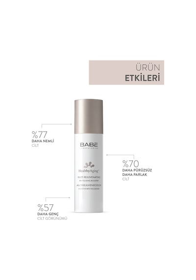 Babe Healthyaging+ Multi Rejuvenatıng Booster 50ml - Cilt Yenileyici Canlandırıcı Serum