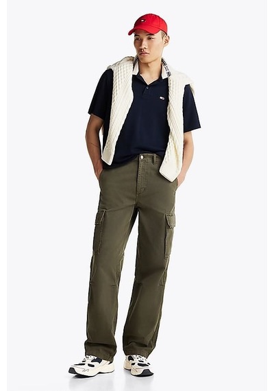 Tommy Hilfiger Erkek Th Coney Renk Bloklu Sneakers - Lacivert Rwb