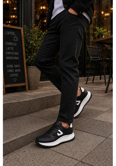 Ht Hotin Mamba Erkek Günlük Spor Ayakkabı Bağcıklı Rahat Tabanlı Casual Sneaker Siyah-beyaz SİYAH-BEYAZ Ht Hotin Mamba Erkek Günlük Spor Ayakkabı Bağcıklı Rahat Tabanlı Casual Sneaker Siyah-beyaz SİYAH-BEYAZ