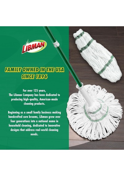 Libman Tornado Paspas Yedekleri Kendinden Sıkma Paspas Pamuk Paspas Başlığı Bükümlü Paspas Bükümlü Paspas Başlığının Değiştirilmesi Makinede Yıkanabilir 3 Kendinden Sıkmalı Paspas Başlığı