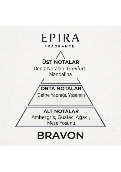 Epıra Fragrance Bravon Erkek Parfüm 50 Ml Edp Çiçek