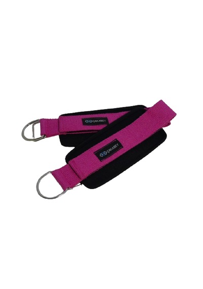 D Ring Fitness Ayak Bileği Ağırlık Çalışma Kemeri Ankle Straps Fitness 1 Çift Sağ/sol Takım Fuşya