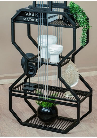 Metal Raflı Modern Gitar Kitaplık Salon Düzenleyici Çalışma Odası Dekoratif Mutfak Raf Ünite Siyah Metal Raflı Modern Gitar Kitaplık Salon Düzenleyici Çalışma Odası Dekoratif Mutfak Raf Ünite Siyah