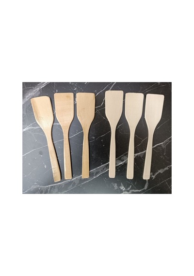 Ahsap Bisleç 40 Cm Ahşap 6 Li