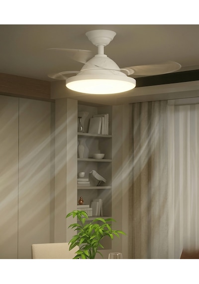 Cata Ct 1156 Dolunay 72w Fanlı Kumandalı Led Ampul 6400k Beyaz Işık