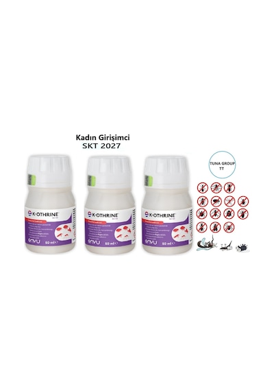 Envu-k-othrine Sc50 Ml 3 Adet Kokusuz, Karınca -böcek- Sinek- Hamamböceği 2027