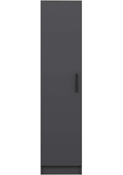Minar Kale 1 Kapaklı Raflı Dolap Antrasit - Antrasit 190cm Antrasit