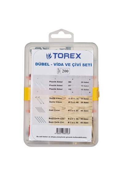 Vida Dübel Bağlantı Ev Seti 170 Adet Kutulu Set - 764905725 Diğer