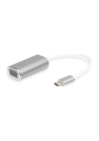 Digitus Da-70837 Usb Type-c 1080p Vga Adaptörü Alüminyum Gövde, 2