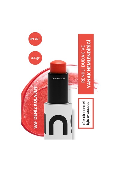Ino Beauty Catch Bloom Full Size Lip Cheek Stick Dudak Ve Yanak Nemlendirici Spf 30+ Daylily 4.5 Gr
