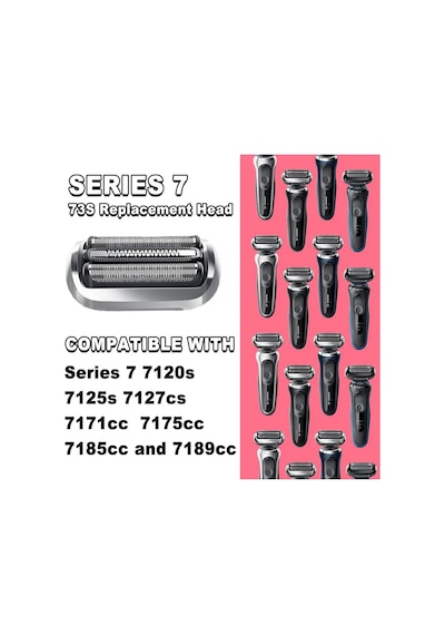 Braun 74s Serisi 7 Uyumlu Değiştirilebilir Elektrikli Tıraş Makinesi Başlığı 377393748