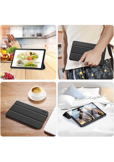 Dux Ducis Lenovo Uyumlu Tab M10 10.6 Domo Series Premium Deri Kılıf