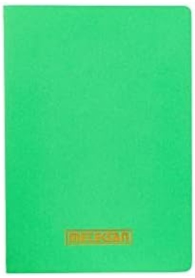Notes 17x24 Cm Karton Kapaklı İplik Dikişli Defter, 32 Yaprak, Düz, Yaprak Yeşili 103 Ivory