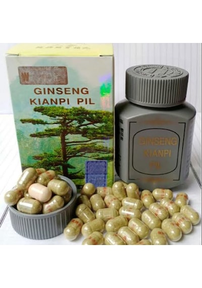 Wisdom Ginseng Kianpi Pil Doğal Karbonhidrat Yardımcısı, Bitkisel Gainer 60 Kapsül - Gri Seri Aromasız